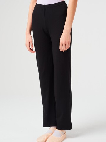 Tanzmuster Flared Workout Pants 'Anina' in Black
