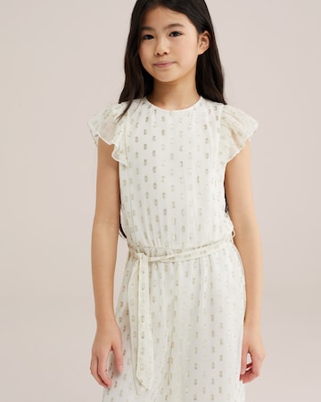 WE Fashion Комбинезон в Белый