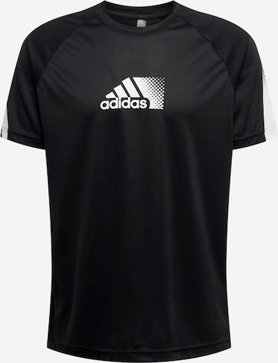 ADIDAS PERFORMANCE Sportshirt 'Seaso' in grau / schwarz / weiß, Produktansicht
