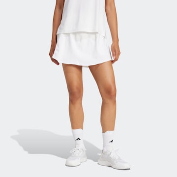 Gonna sportiva 'MATCH' di ADIDAS PERFORMANCE in bianco: frontale
