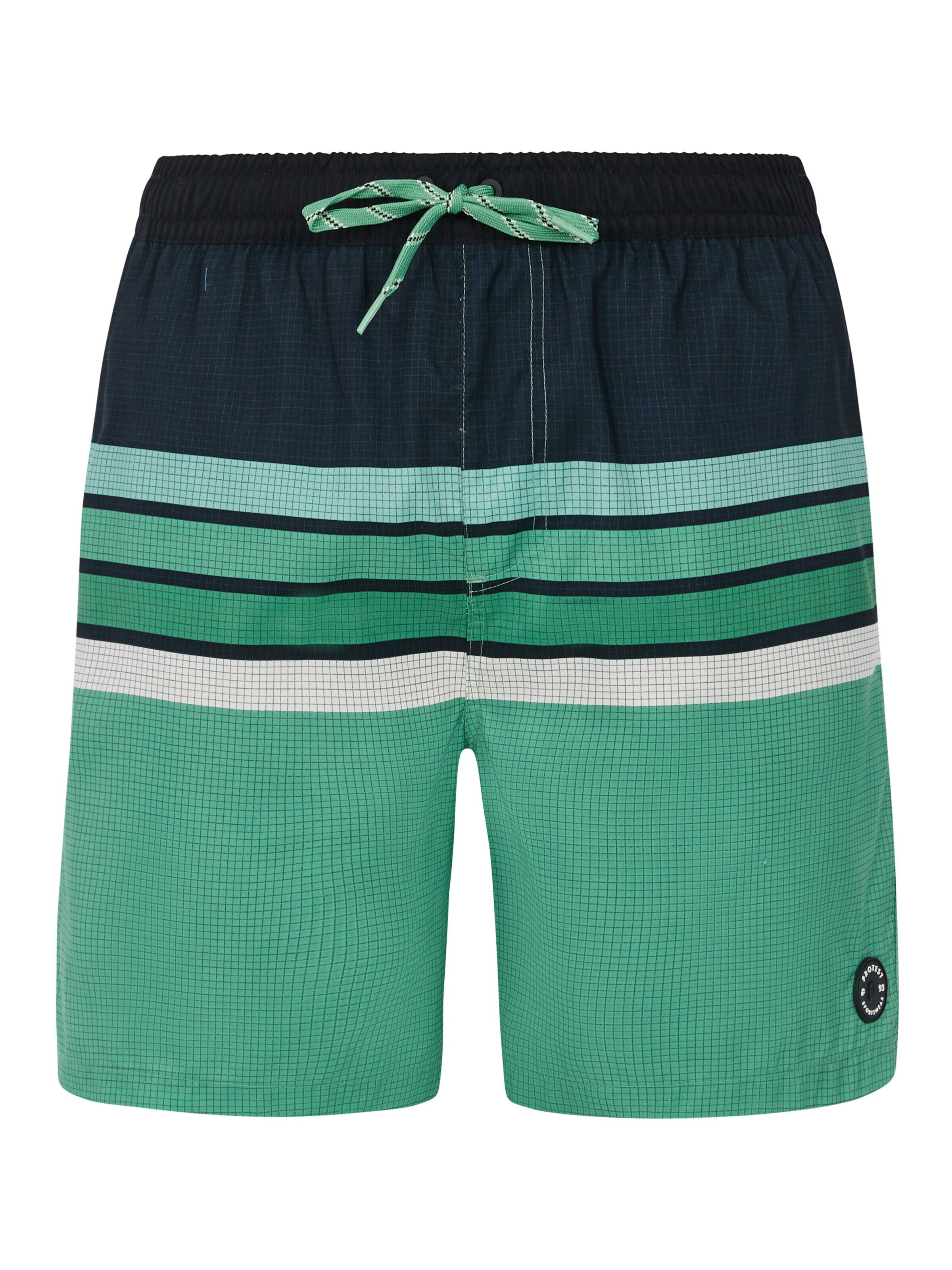 PROTEST Badeshorts 'PRTAvik'‌‌‌‌‌‌‌‌‌‌ in Grün: Vorderseite