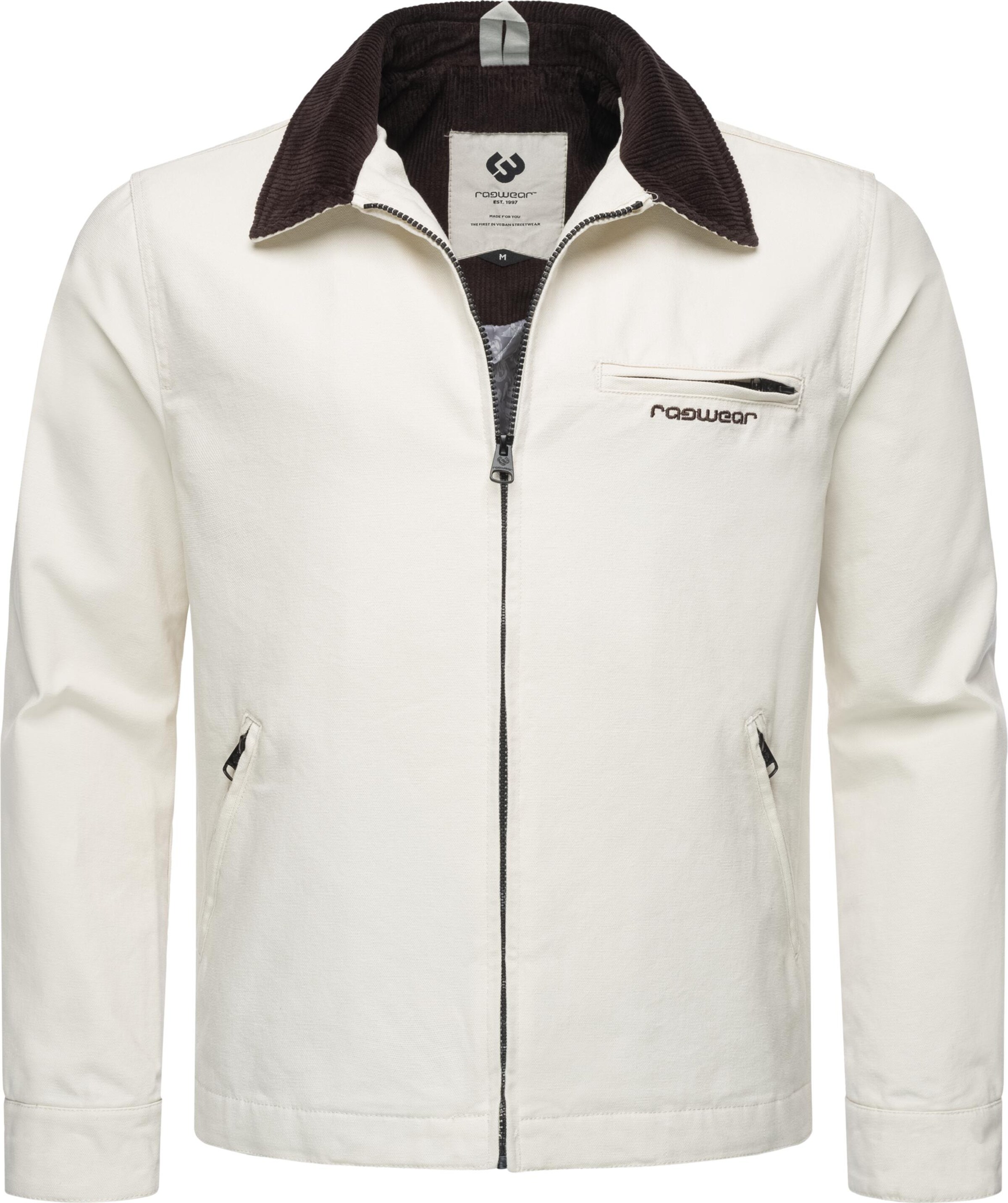 Ragwear Jacke 'Cordyreo' in Weiß: Vorderseite