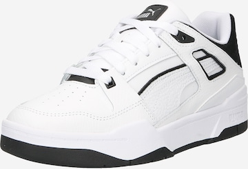 PUMA - Sapatilhas 'Slipstream' em branco: frente