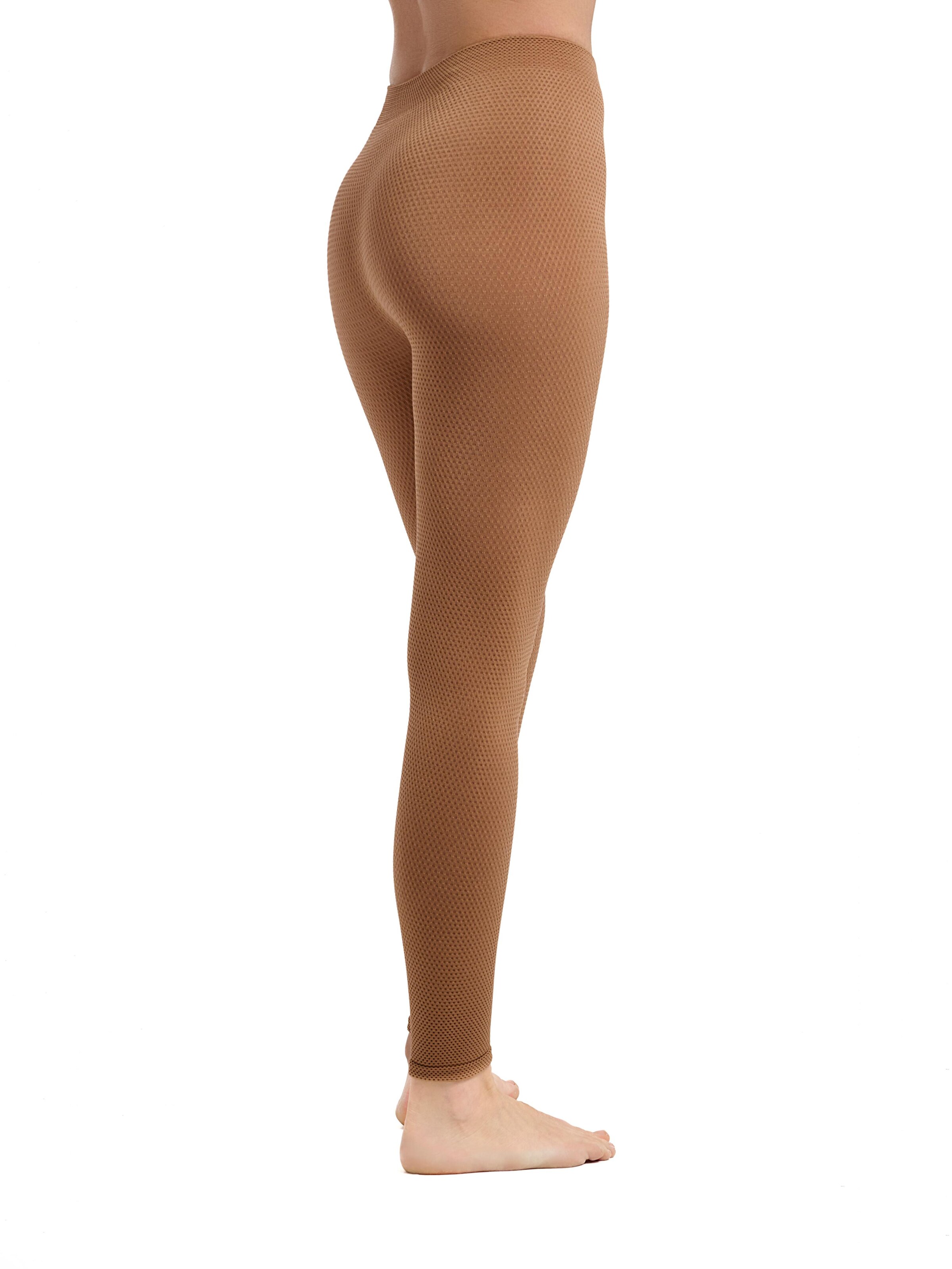 OrGasm - Skinny Leggings 'Massage Seamless Leggings' en beige