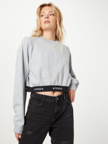 Afends Sweatshirt in Grey: front