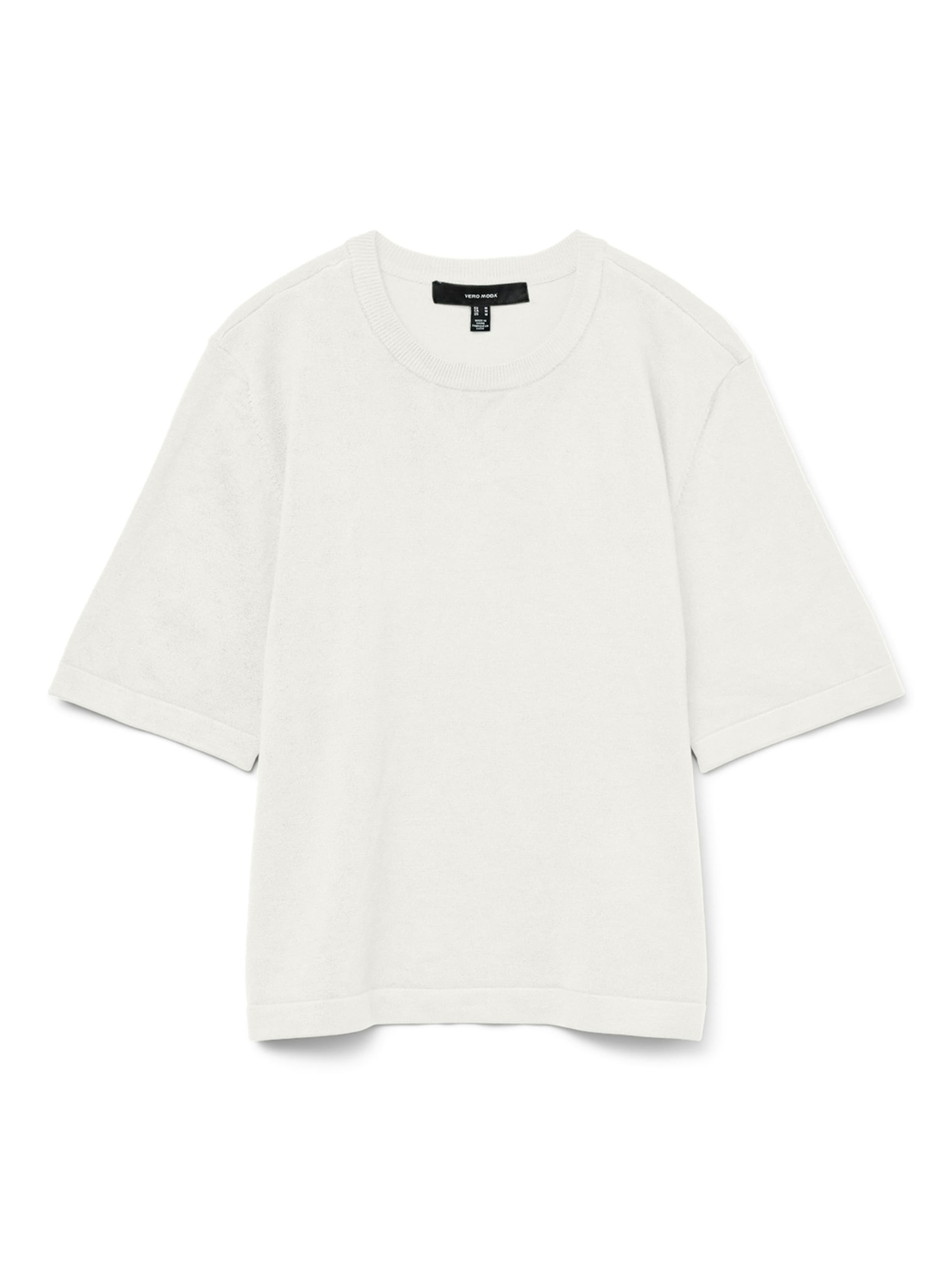 VERO MODA Kampsun 'VMSilje', värv valge: eest vaates