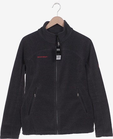 MAMMUT Sweatshirt & Zip-Up Hoodie in L in Grey: front