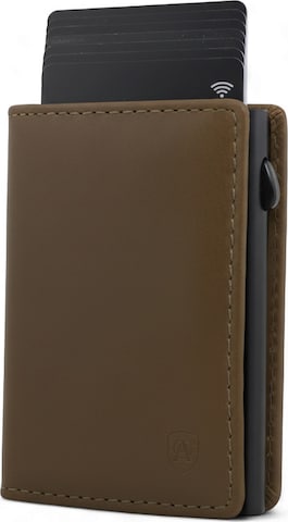 Akaroa Wallet 'Slim Wallet Pelle II' in Green: front