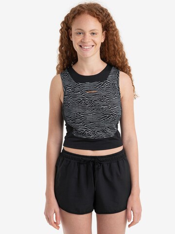 ICEBREAKER Top 'W Mer 125' in Black: front