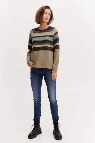 Fransa Sweater in Brown