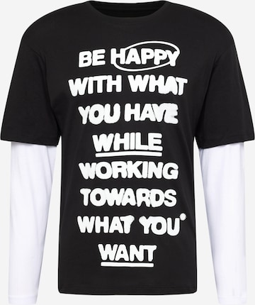 JACK & JONES Shirt 'HAPPY' in Schwarz: predná strana