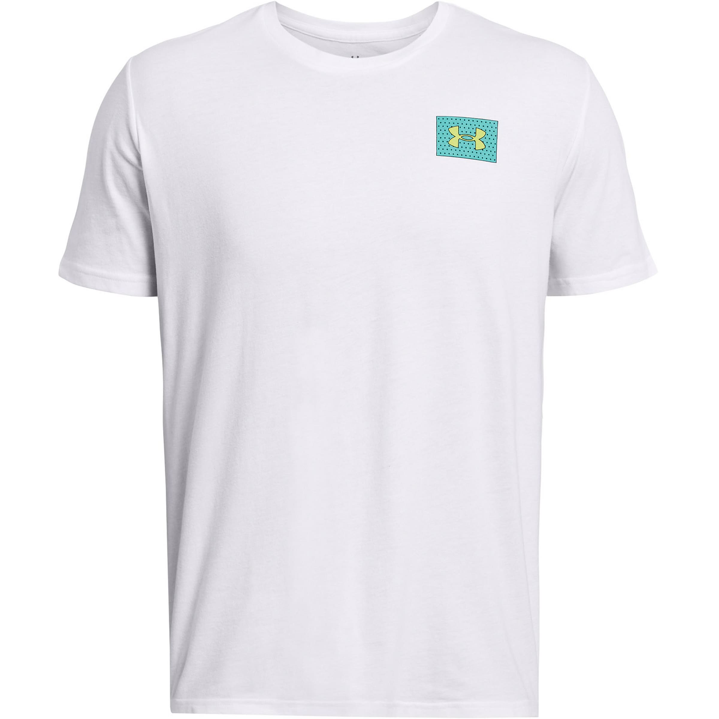 UNDER ARMOUR Performance Shirt in White: front