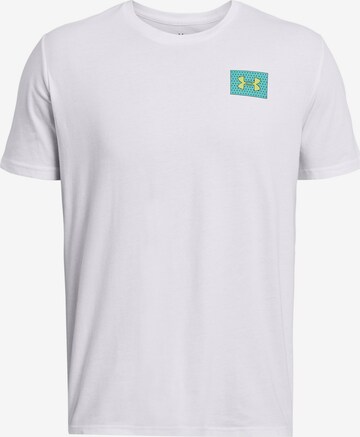UNDER ARMOUR Performance Shirt in White: front