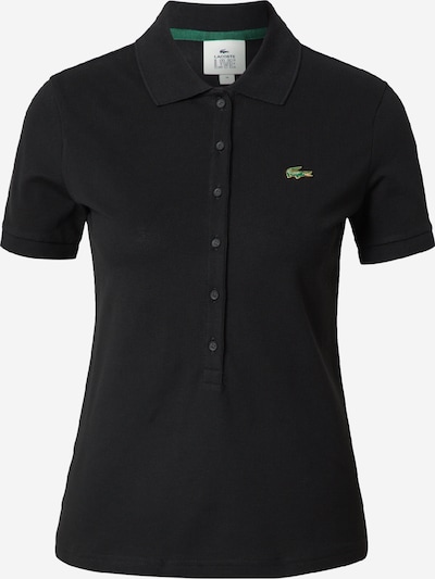 LACOSTE T-Krekls, krāsa - dzeltens / zaļš / melns, Preces skats