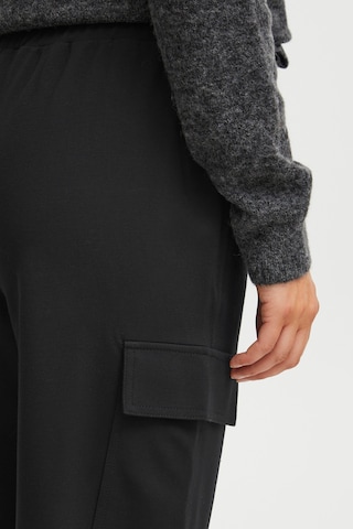Fransa Slim fit Cargo Pants 'Lano' in Black
