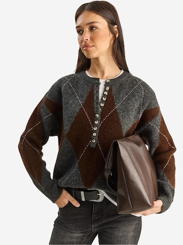 Bianco Lucci Pullover 'Pullover' in Braun: Vorderseite