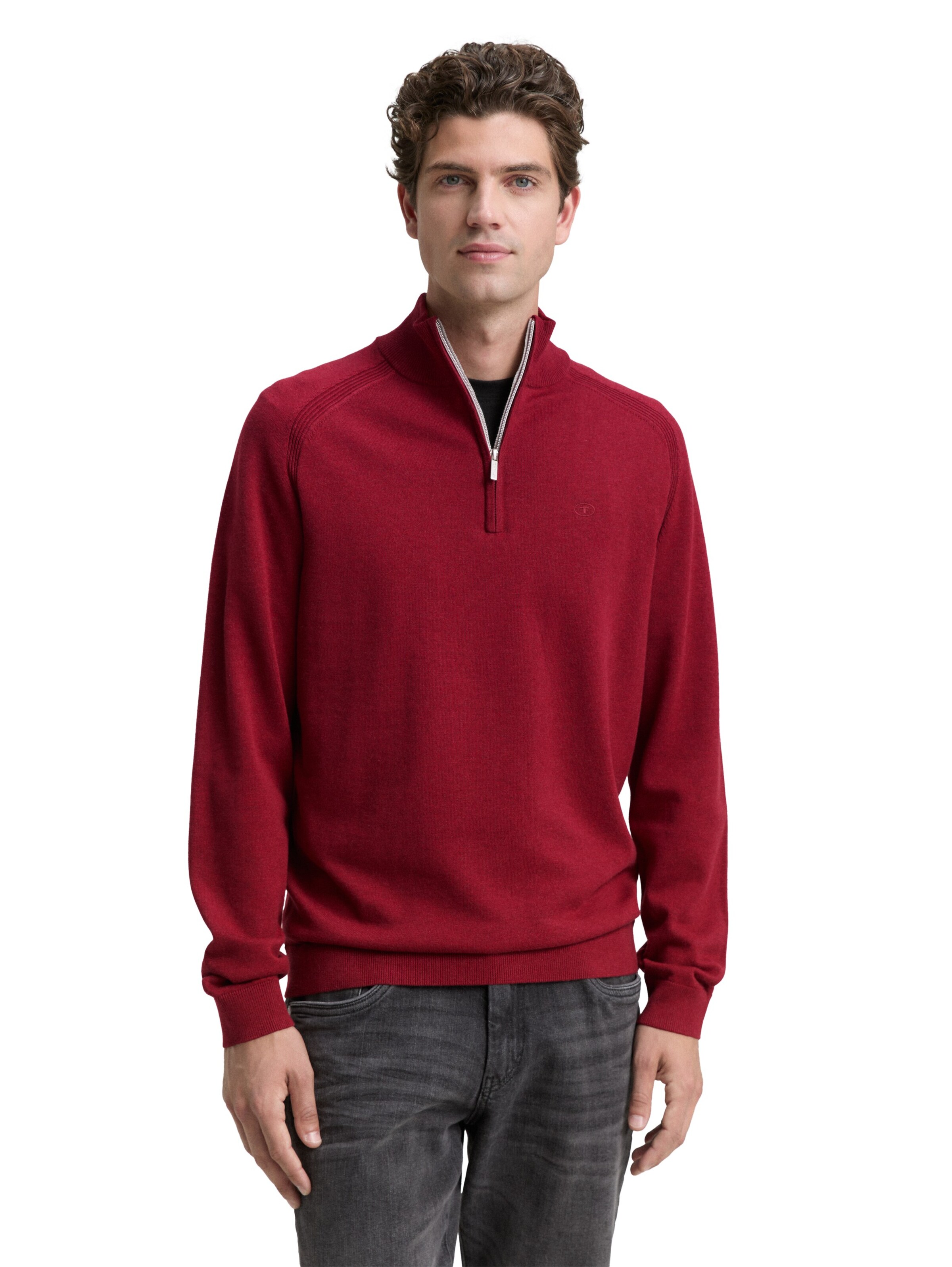 TOM TAILOR Sweater in Red: front