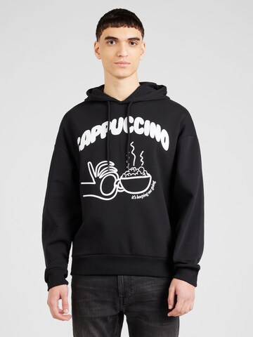 Sweat-shirt 'CAPPA' JACK & JONES en noir : devant