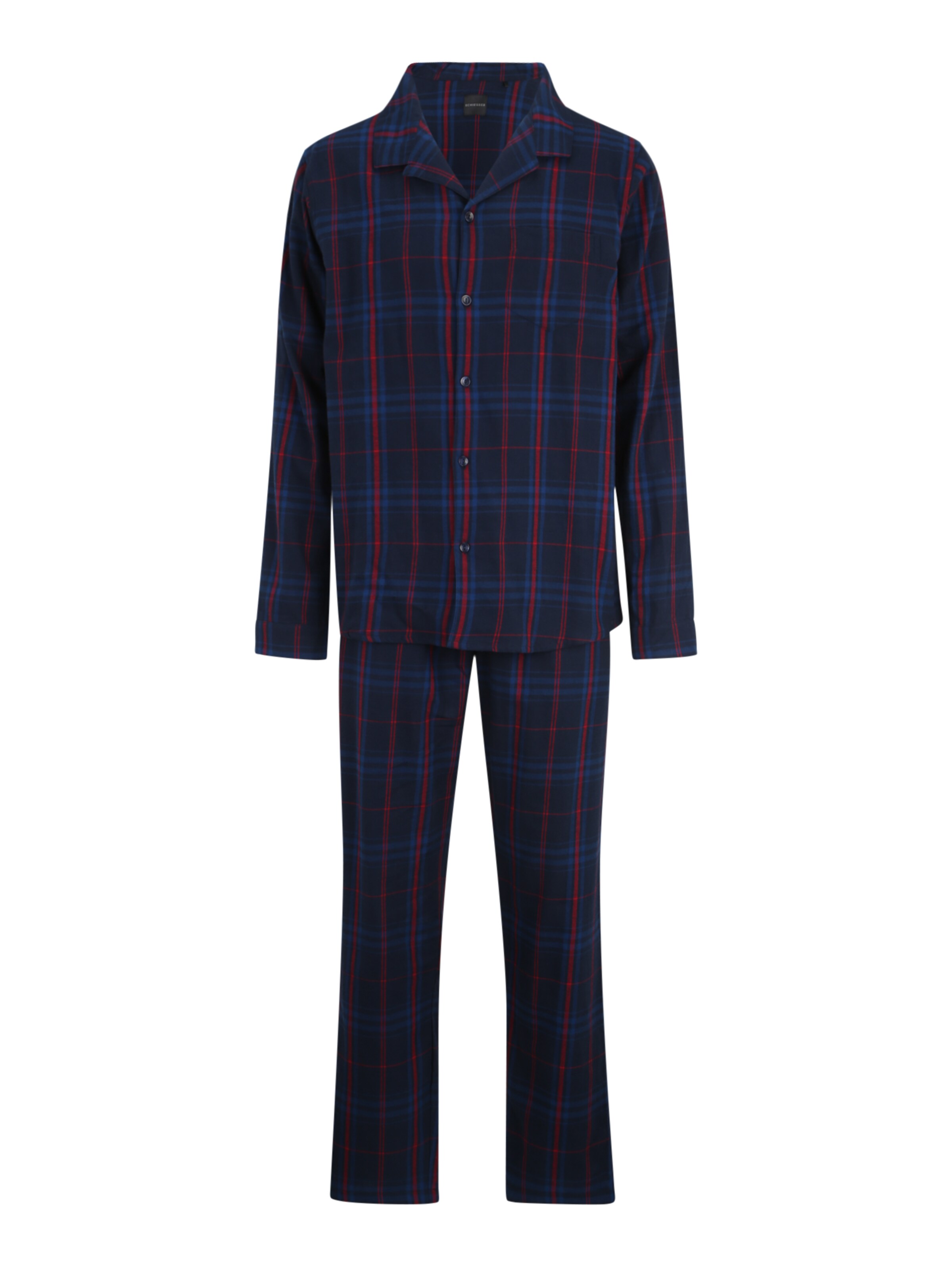 Homme Pyjama long SCHIESSER en Bleu, Bleu Nuit 