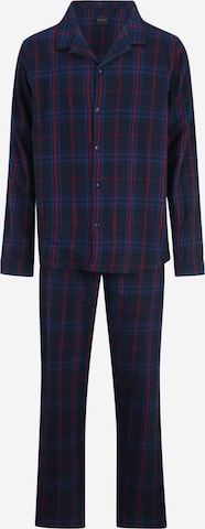 Pijama lungă de la SCHIESSER pe albastru: față