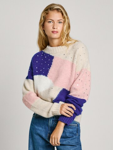 Pepe Jeans - Pullover 'NORA' em bege: frente