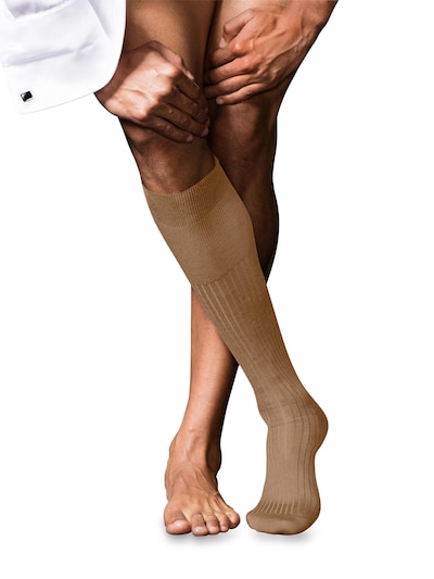 FALKE Knee High Socks 'No. 7 Finest Merino' in 39-40 in Camel, Item view