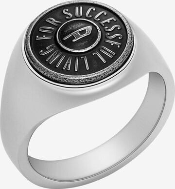 DIESEL Ring in Silver: front