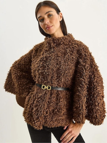 Veste mi-saison Bianco Lucci en marron