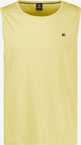 LERROS Sportliches Baumwoll-Tanktop mit O-Neck, große Größen in Gelb: Vorderseite