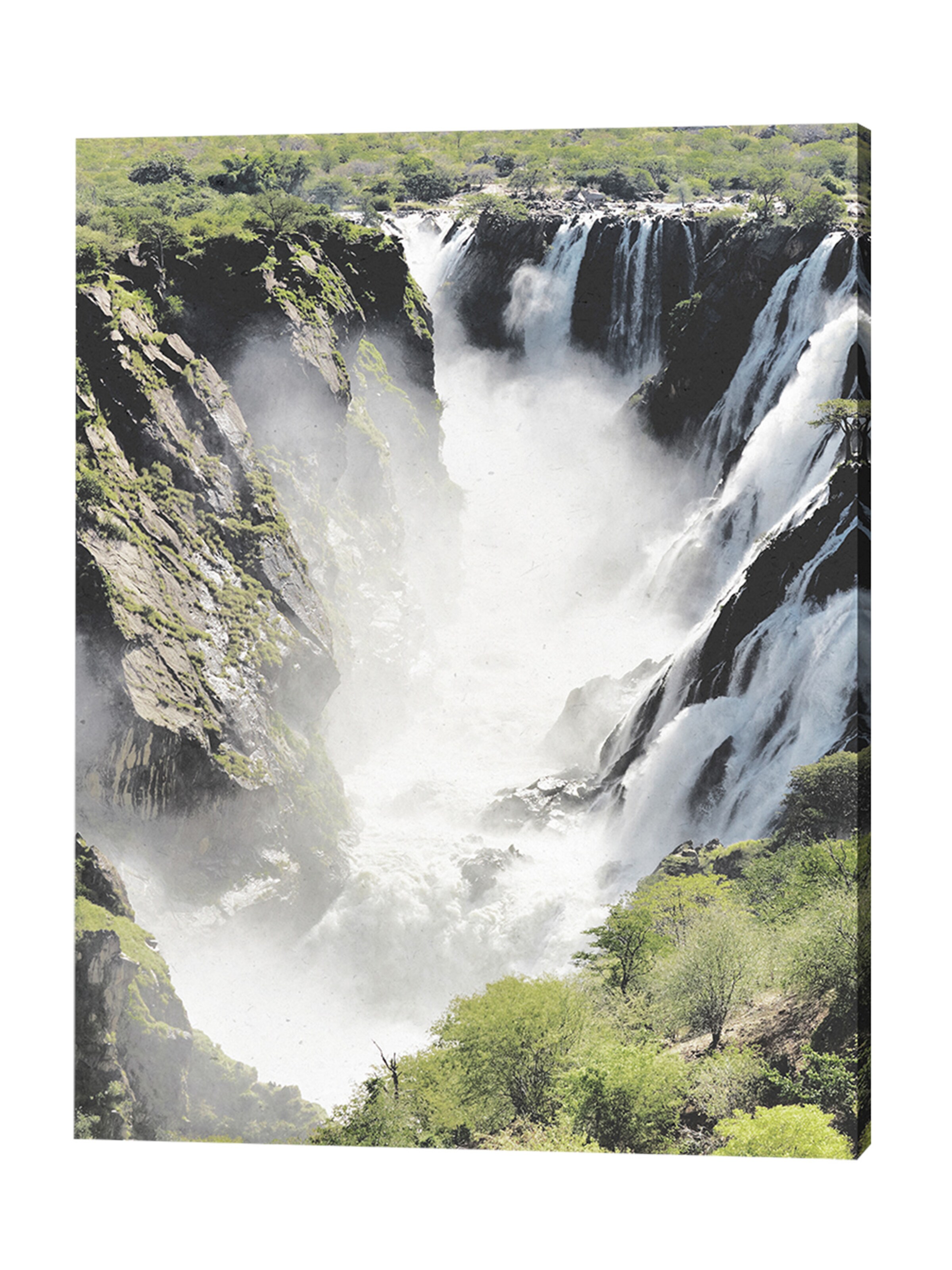 Liv Corday Bild 'Ruacana Falls' in Weiß: Vorderseite