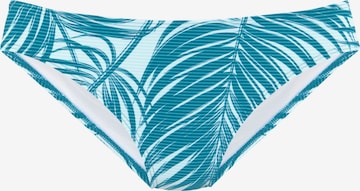 LASCANA ACTIVE Athletic Bikini Bottoms in Blue: front