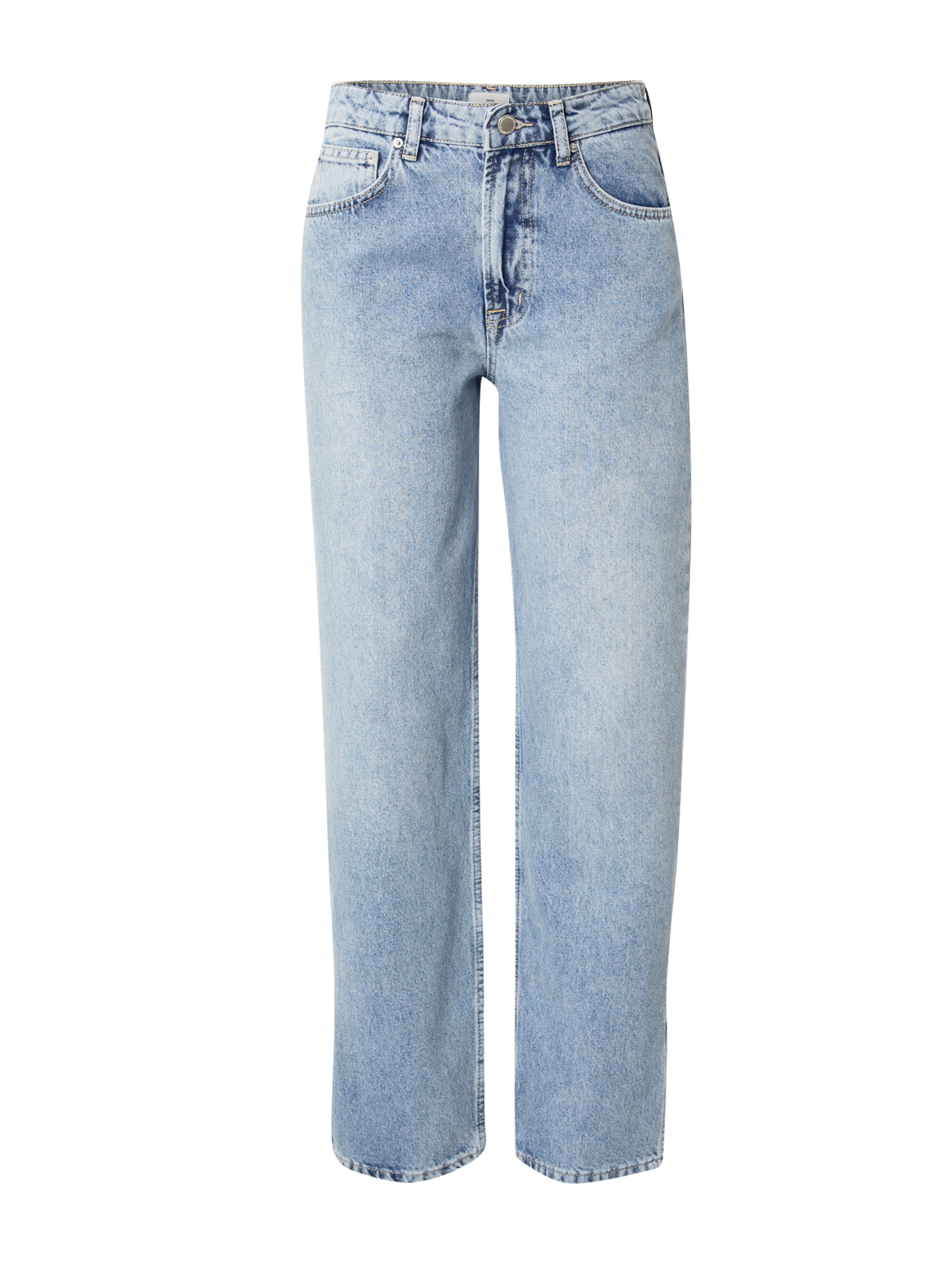 Global Funk Široke hlačnice Kavbojke | modra barva: sprednja stran