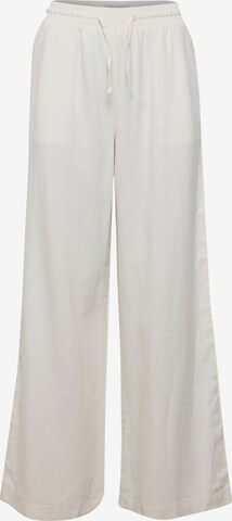Pantaloni 'Lino' di ICHI in beige: frontale