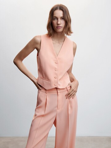 Wide Leg Pantalon à pince 'Agnes' MANGO en rose