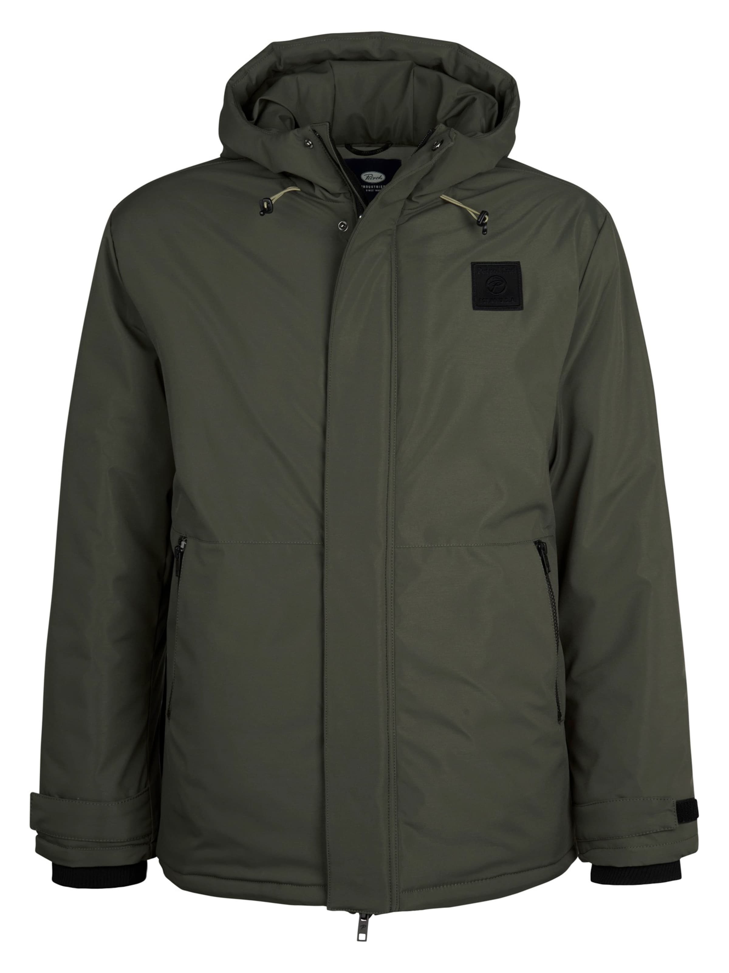 Parka invernale &#x27;Hudson&#x27; di Petrol Industries in verde: frontale