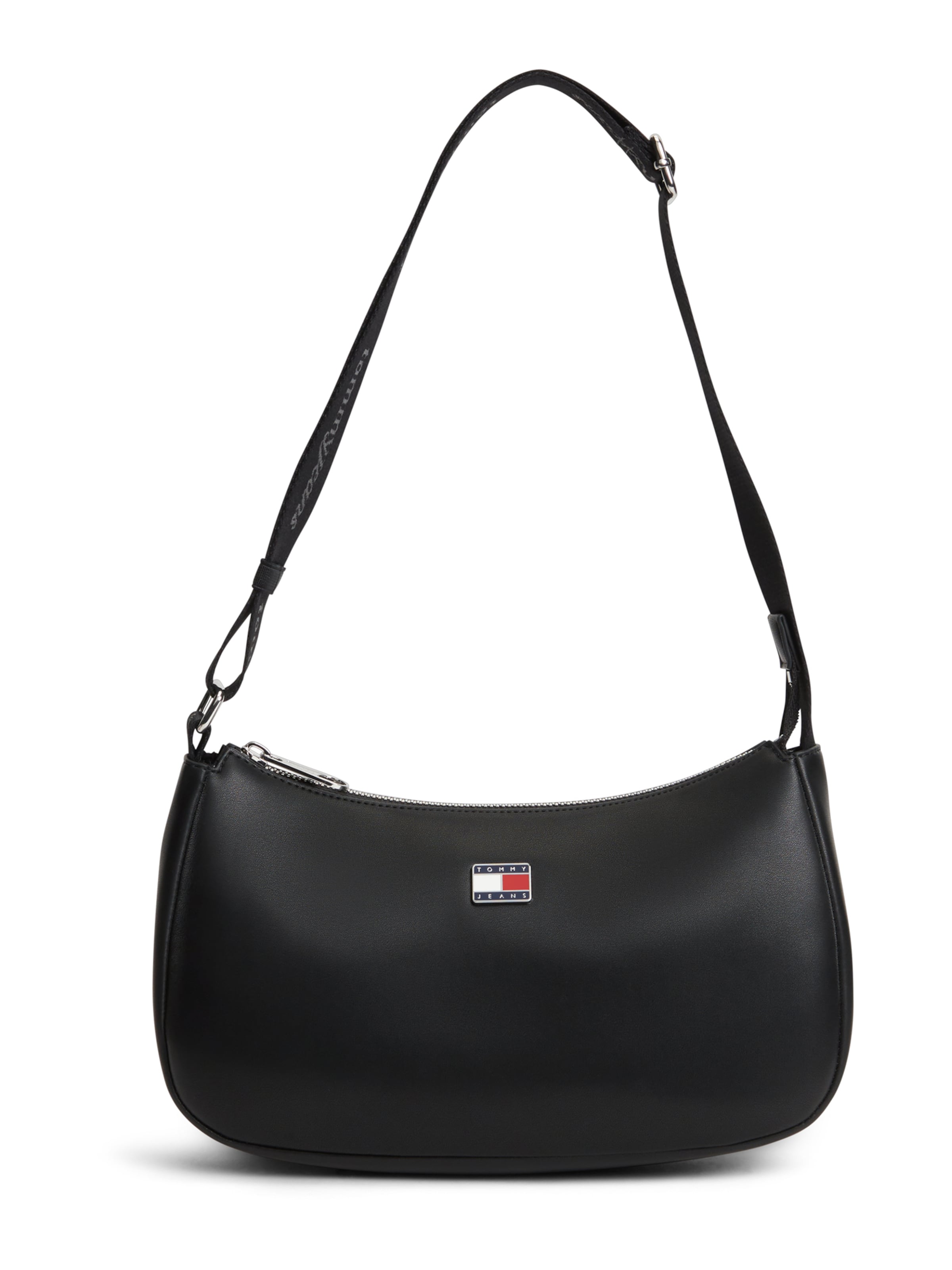 Borsa a spalla 'DAILY' di Tommy Jeans in nero: frontale