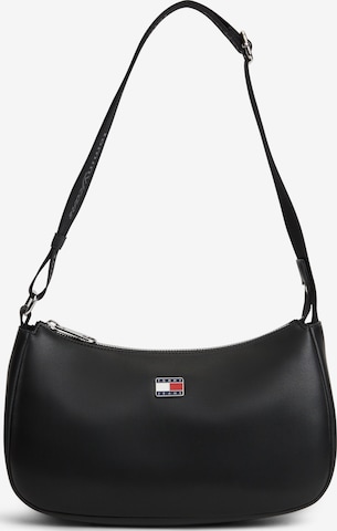 Borsa a spalla 'DAILY' di Tommy Jeans in nero: frontale