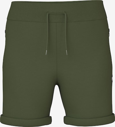 NAME IT Pantalon 'Vimo' en vert foncé / noir / blanc, Vue avec produit