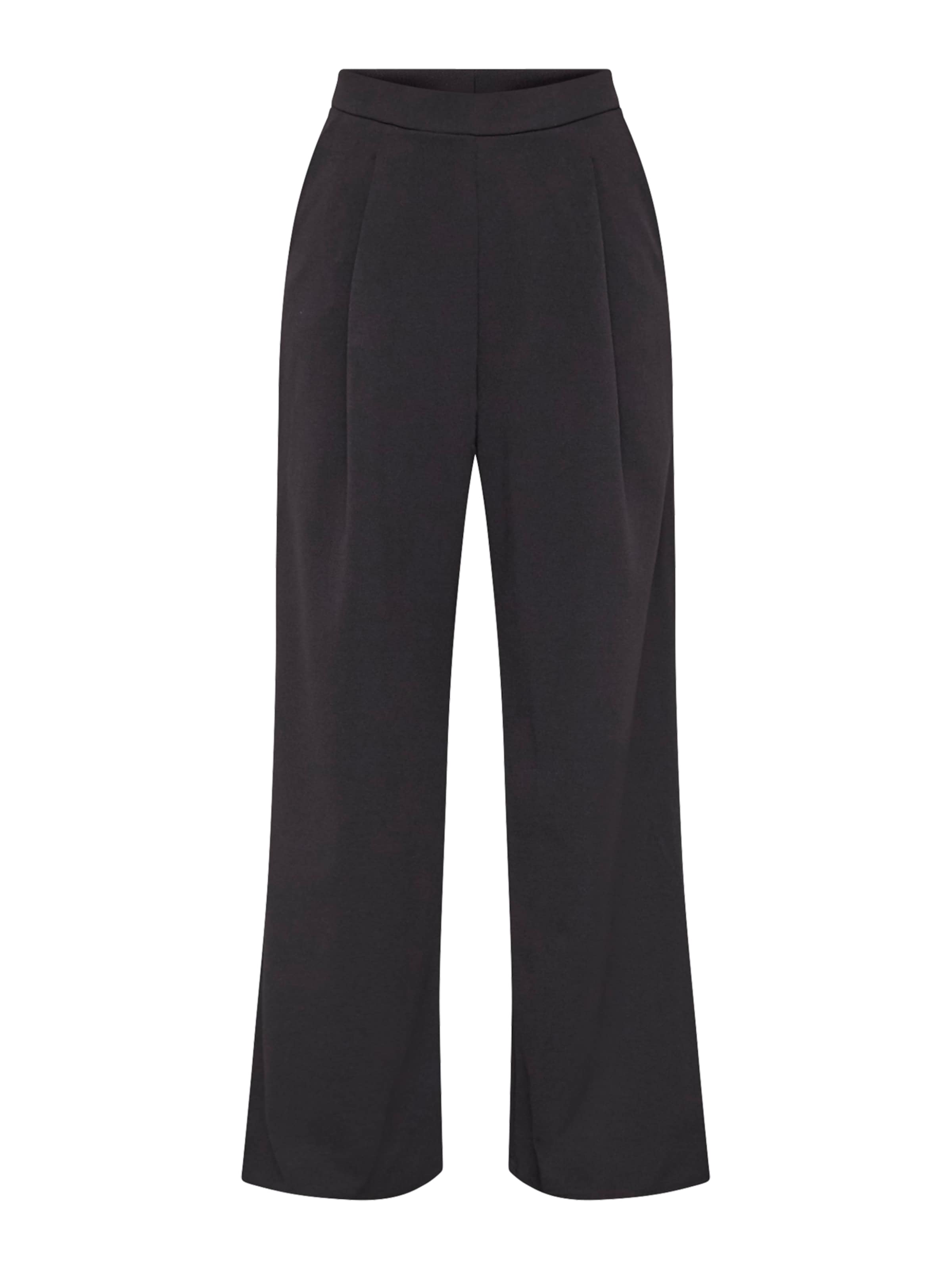 Wide leg Pantaloni cutați 'NEW GLUT' de la SISTERS POINT pe negru: față