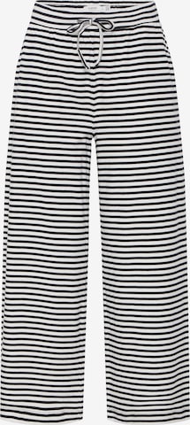 b.young Wide Leg Housut 'BYPandinna' värissä musta: etupuoli