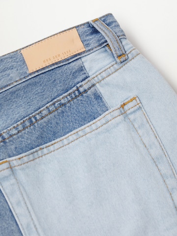 MANGO Regular Jeans 'CINDY' in Blauw