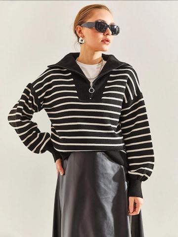 Bianco Lucci - Pullover em preto: frente