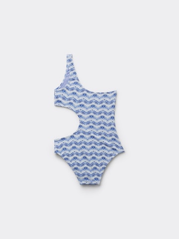 CALZEDONIA Badeanzug 'Water Reflection' in Blau