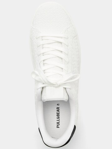 Pull&Bear Platform trainers in White