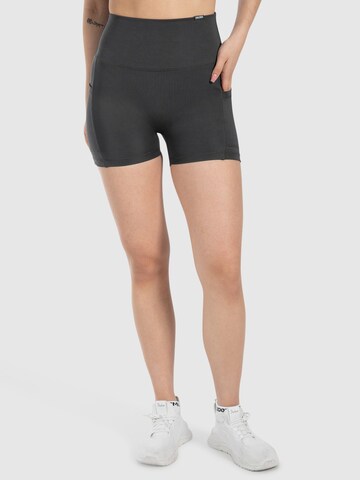 Smilodox Slim fit Sports trousers ' Josie ' in Grey: front