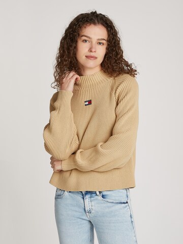Tommy Jeans Pullover in Beige: Vorderseite