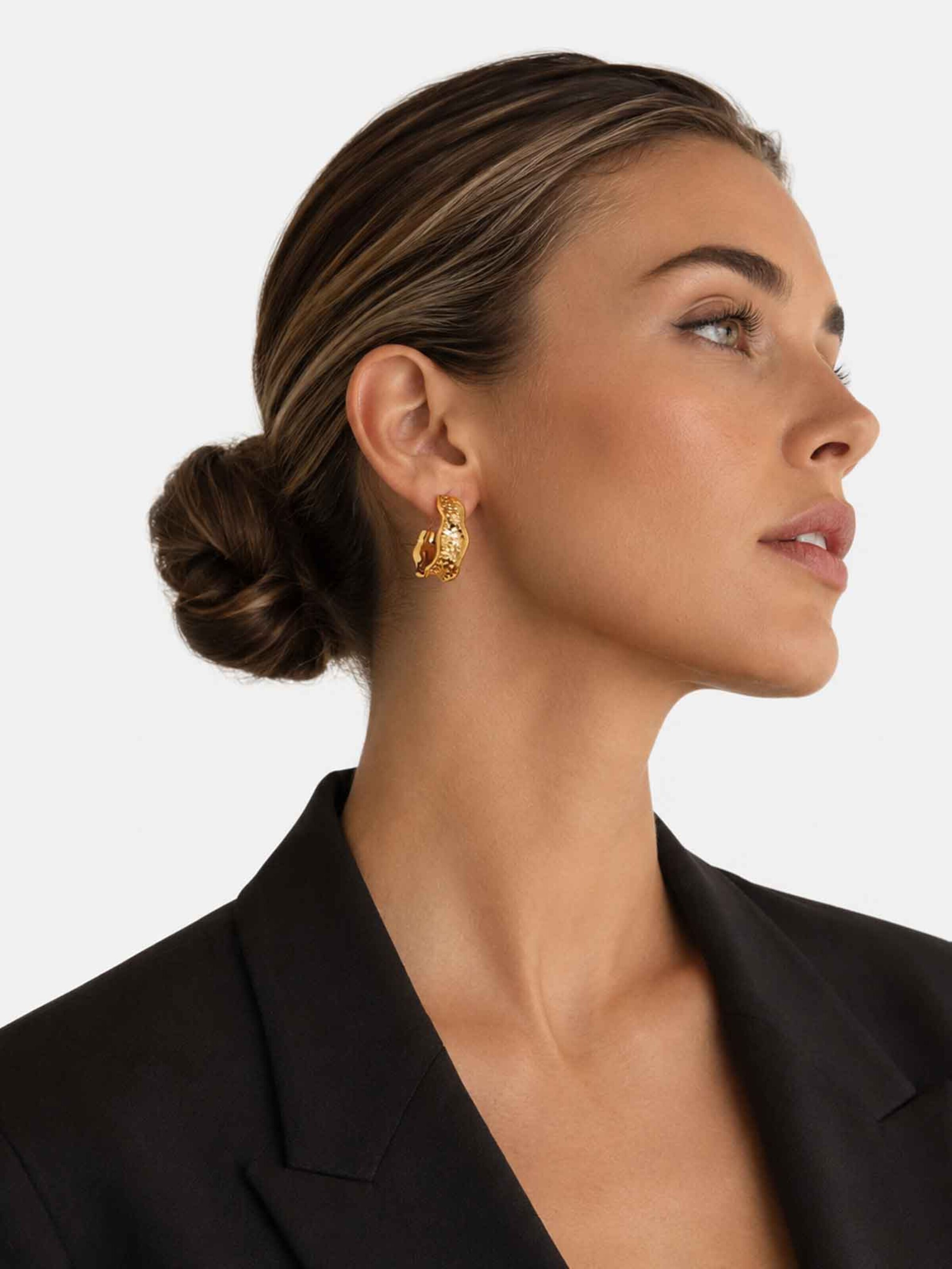 RteRme - Brincos 'Mireille Earrings' em ouro