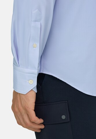 Coupe slim Chemise Boggi Milano en bleu