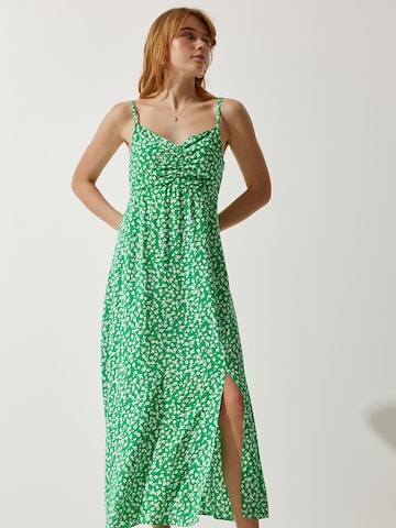 Happiness İstanbul Καλοκαιρινό φόρεμα σε πράσινο