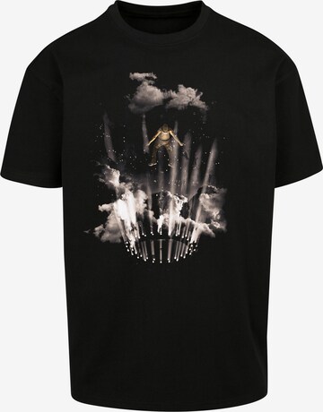 T-Shirt 'Flashing Lights' Mister Tee en noir : devant